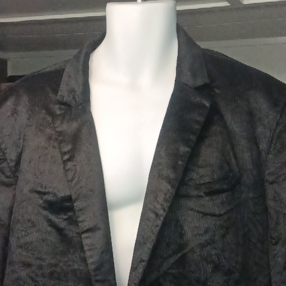Guess vintage '90s corduroy blazer black men's SZ 2XL Single breasted 2 button